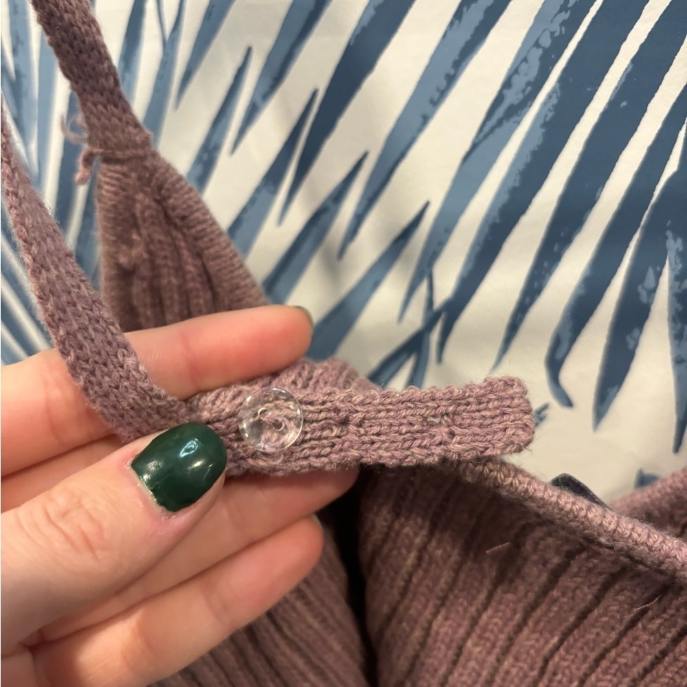 Wild Fable Ribbed Knit Tank Top - Mauve XS - Picture 5 of 5